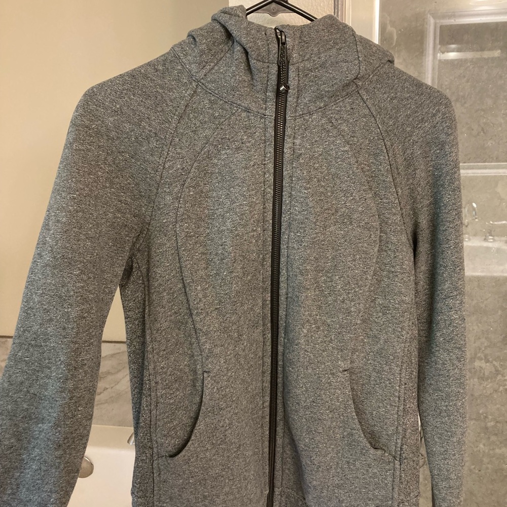 Scuba hoodie grey Heather size 6